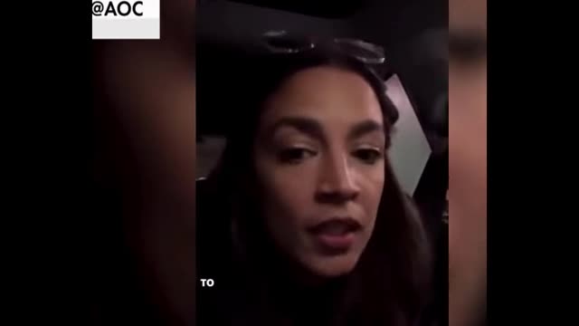 AOC "A Huge Bummer" Keep it up girl!