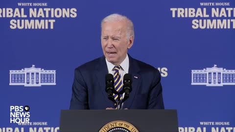 Biden addresses White House Tribal Nations Summit in Washington