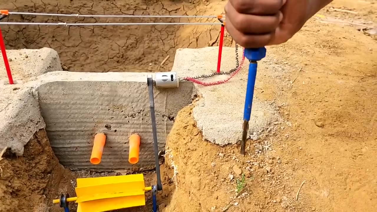 Mini dam construction