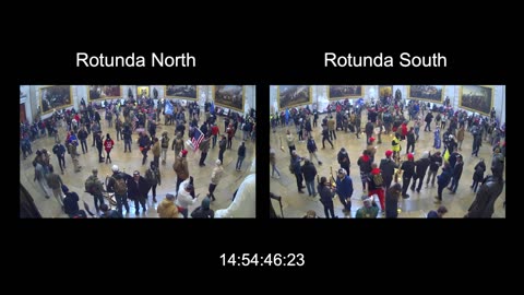 Jan 6 2021 CCTV - Rotunda North & South 14:52:27-15:01:22