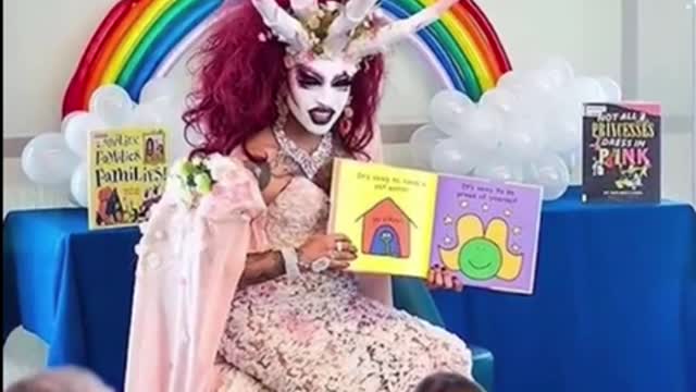 The devils drag queen story time