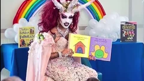 The devils drag queen story time