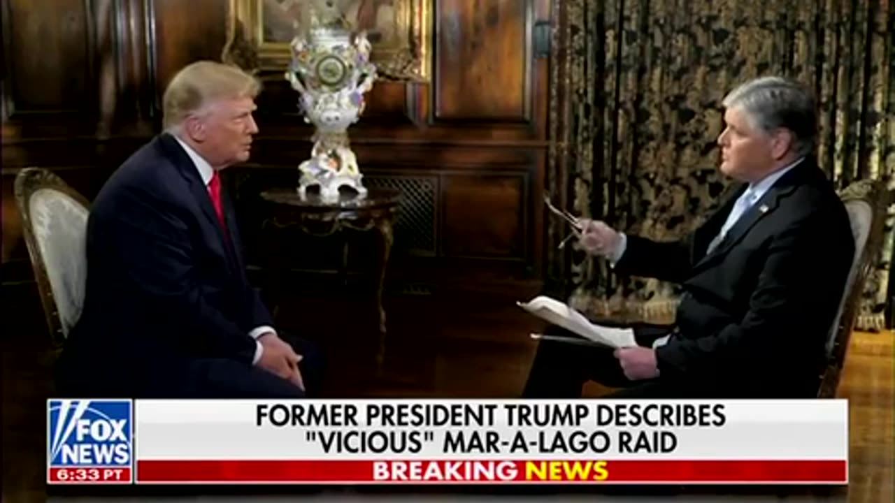 Trump has tape of the FBI raid on Mar-A-Lago: "It is terrible the way they treated people."