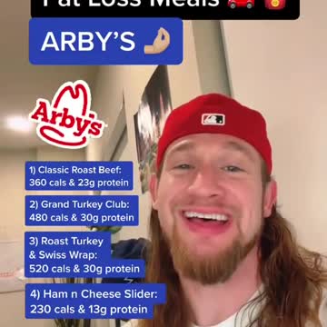 gainsbypat - Arby's - Best Fast Food Fat Lost Meals | Instagram