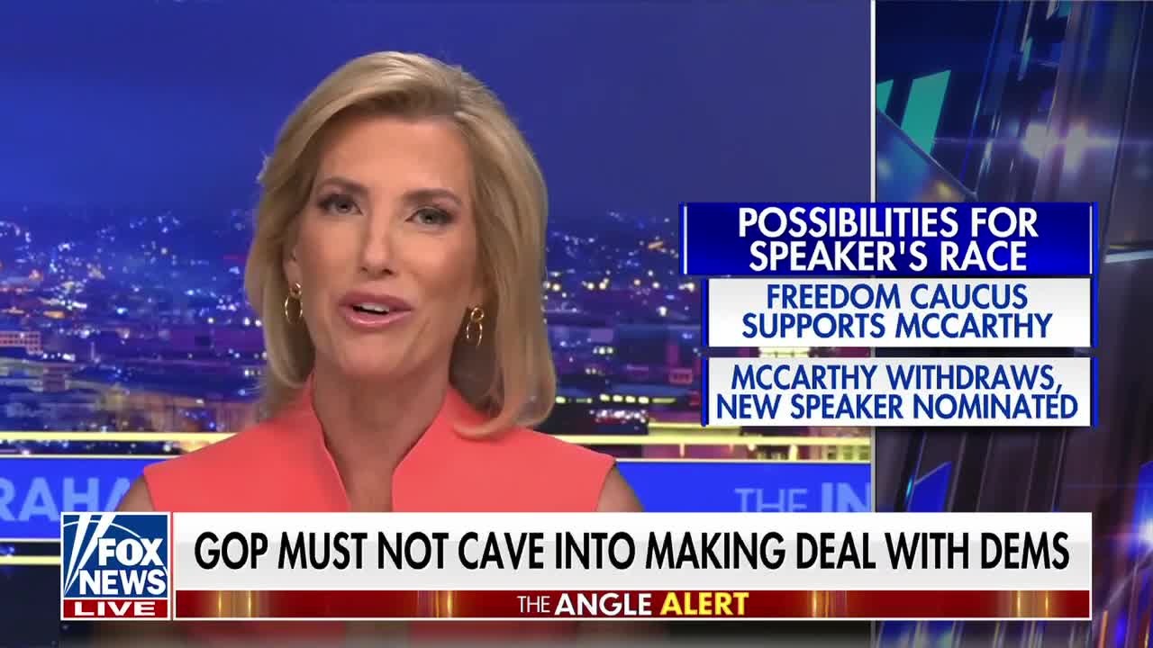 Ingraham: Three scenarios for the House speaker race
