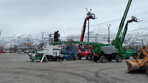 Aerial Boom Lift 2015 Genie Z-62/40 4x4 62' Platform with Jib Diesel Manlift Articulating