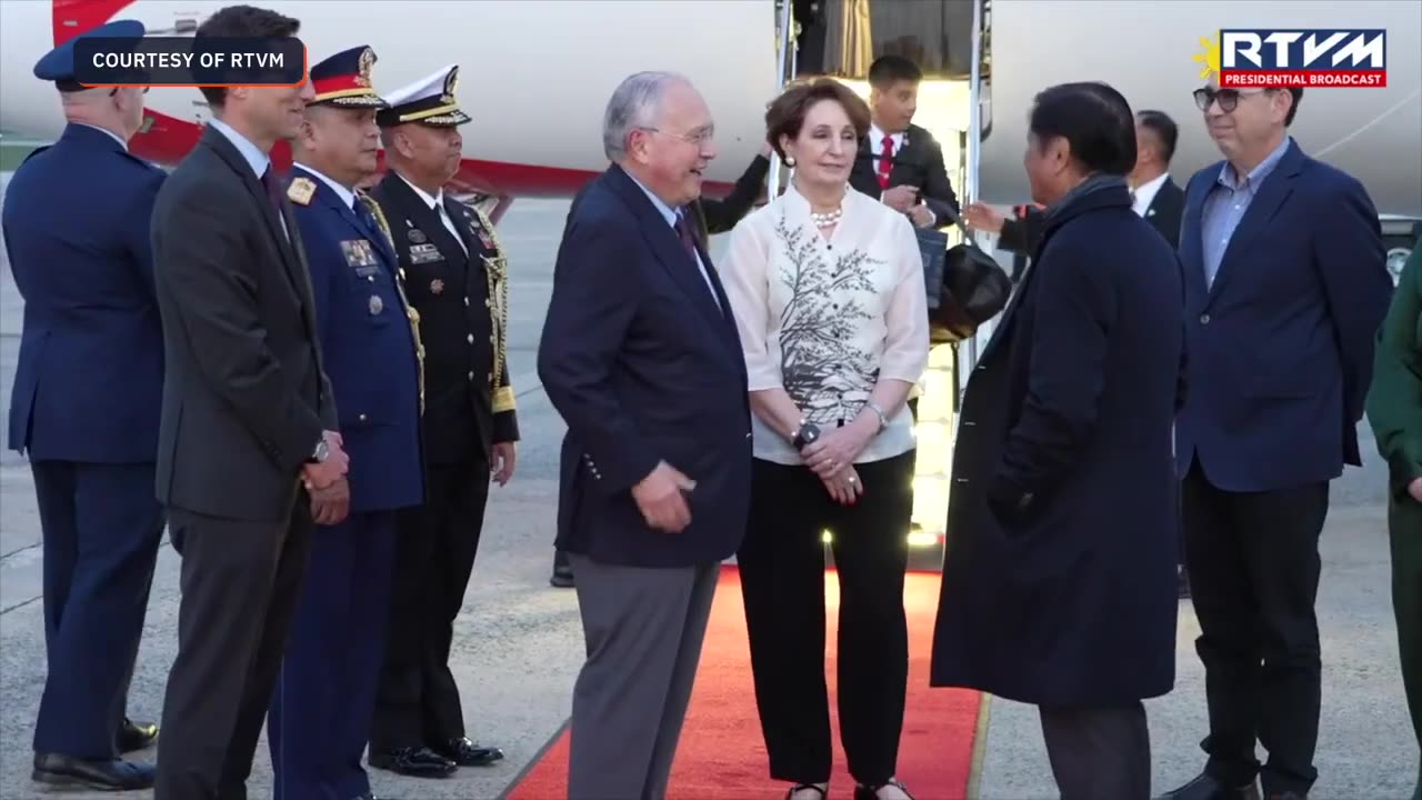 Marcos arrives in US for trilateral summit with Biden