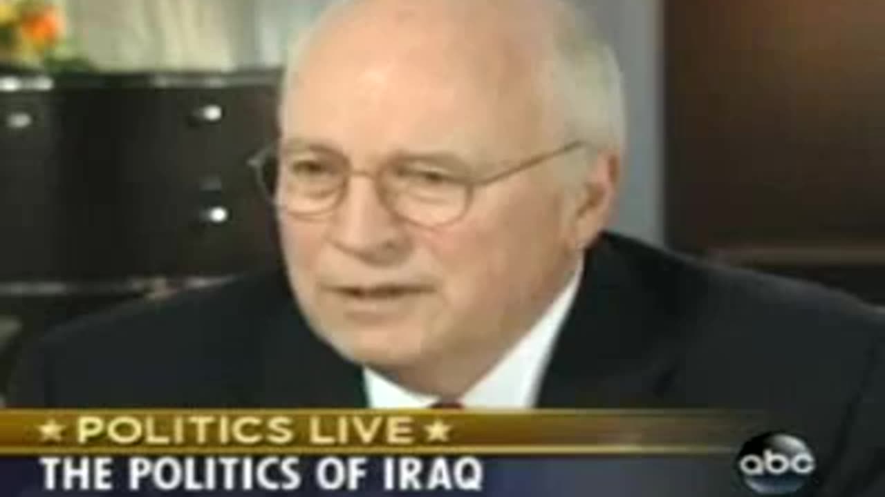 Jew Owned Scum Dick Cheney So to Iraq Public Oposition Polls (It's a big club and you ain't in it)