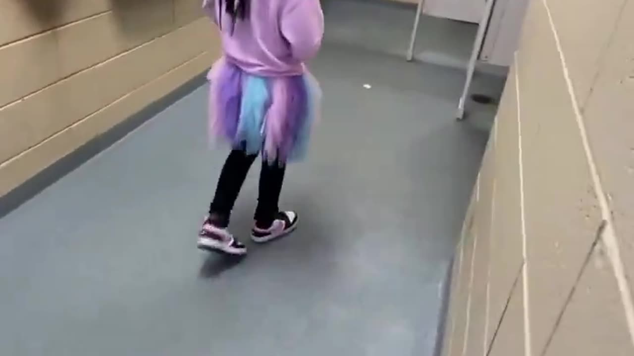 This is why you should always check inside the bathroom before your kid goes in...