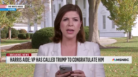 MSNBC: VP has called Trump to congratulate him, according to Harris aide