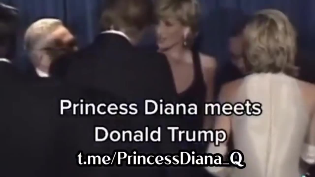 Princess Diana 💕meets Donald Trump