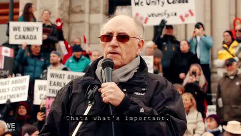 Powerful speech from Brian Peckford, truckers