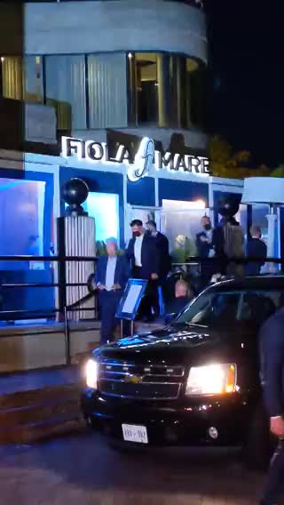 Reporters refuse to hold Biden to account as he departs dinner at Fiola Mare