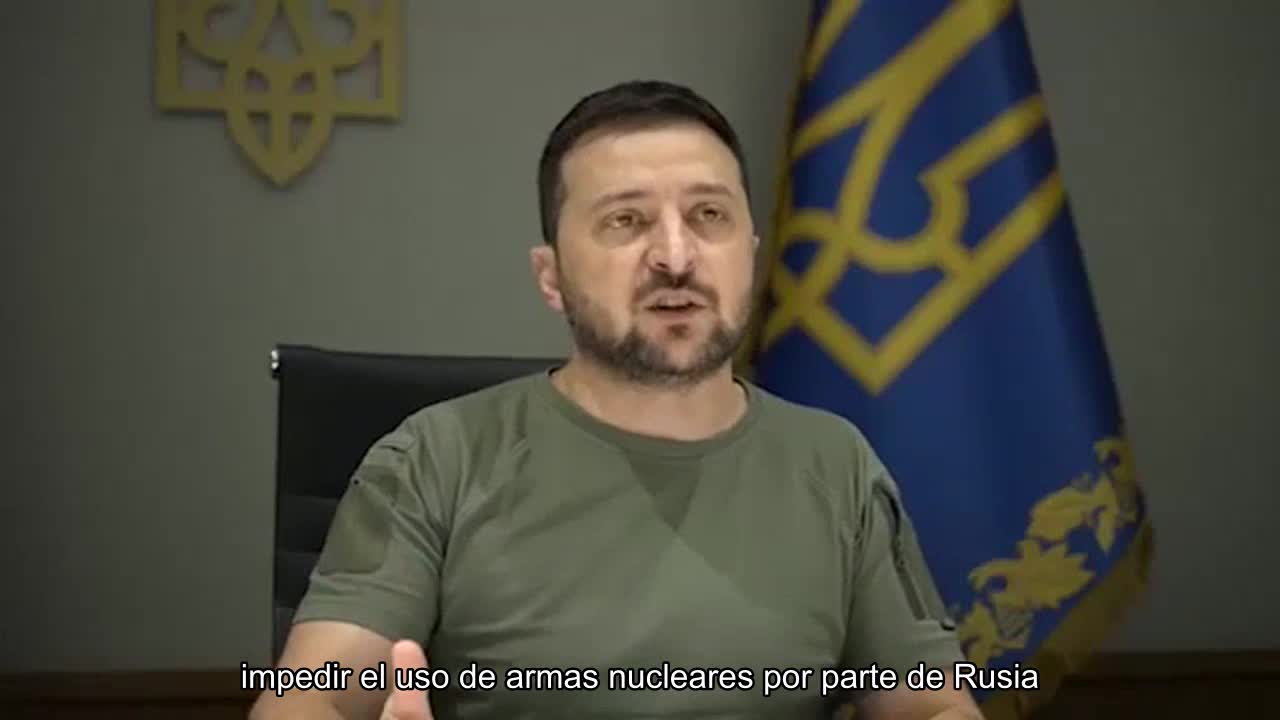 Zelensky pide a la OTAN que responda al chantaje nuclear de Rusia con un ataque preventivo