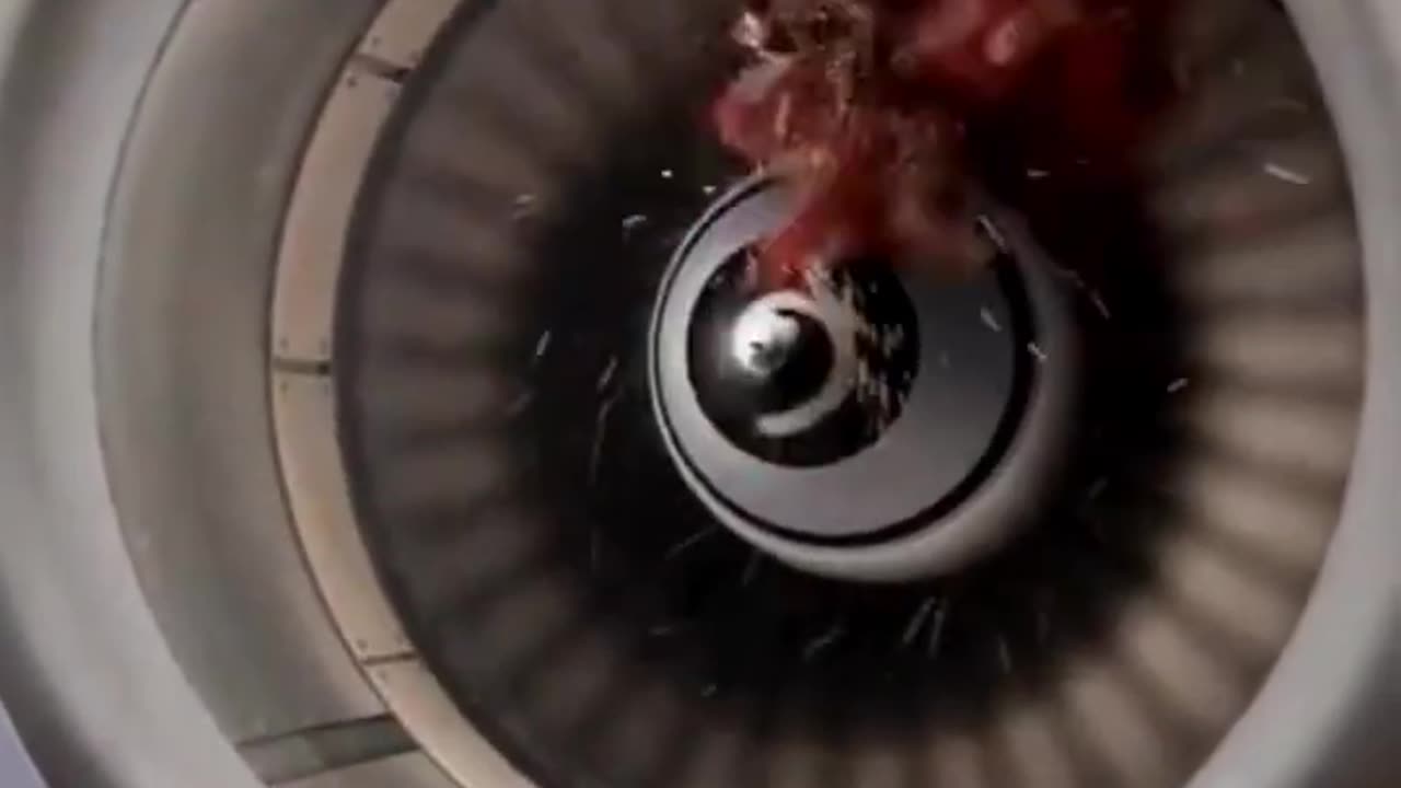 Airplane Engine VS Man 😭 || Airplane Engine Power