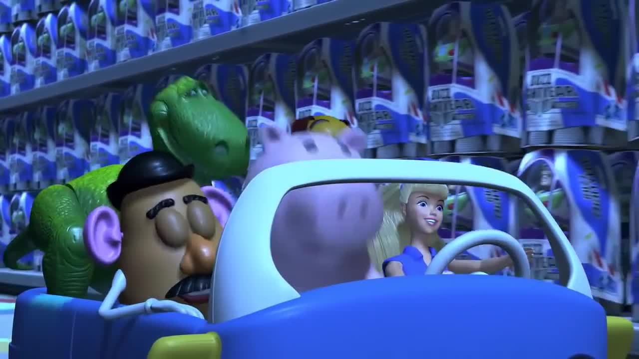 Toy story 2 The toys find utility belt Buzz