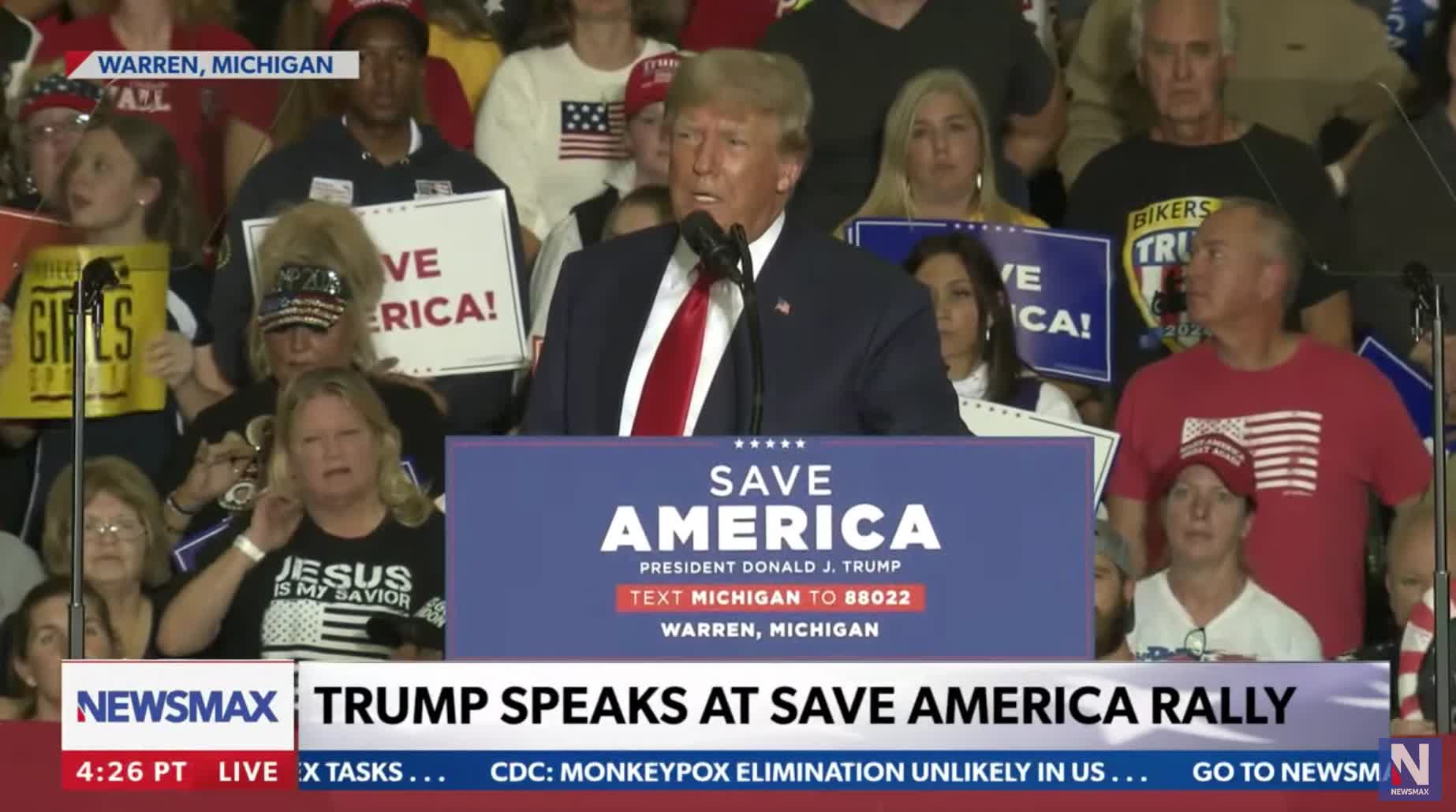 Trump slams the radical left: "I think they'd like to see me in prison..."