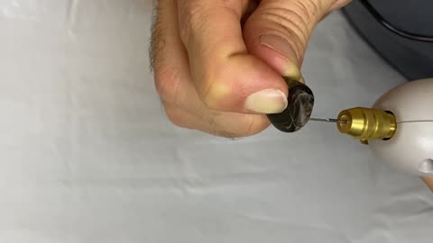 Piercing a stone after two hours