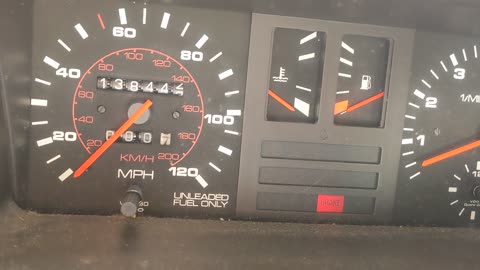 83 audi coupe gt tachometer idle broken