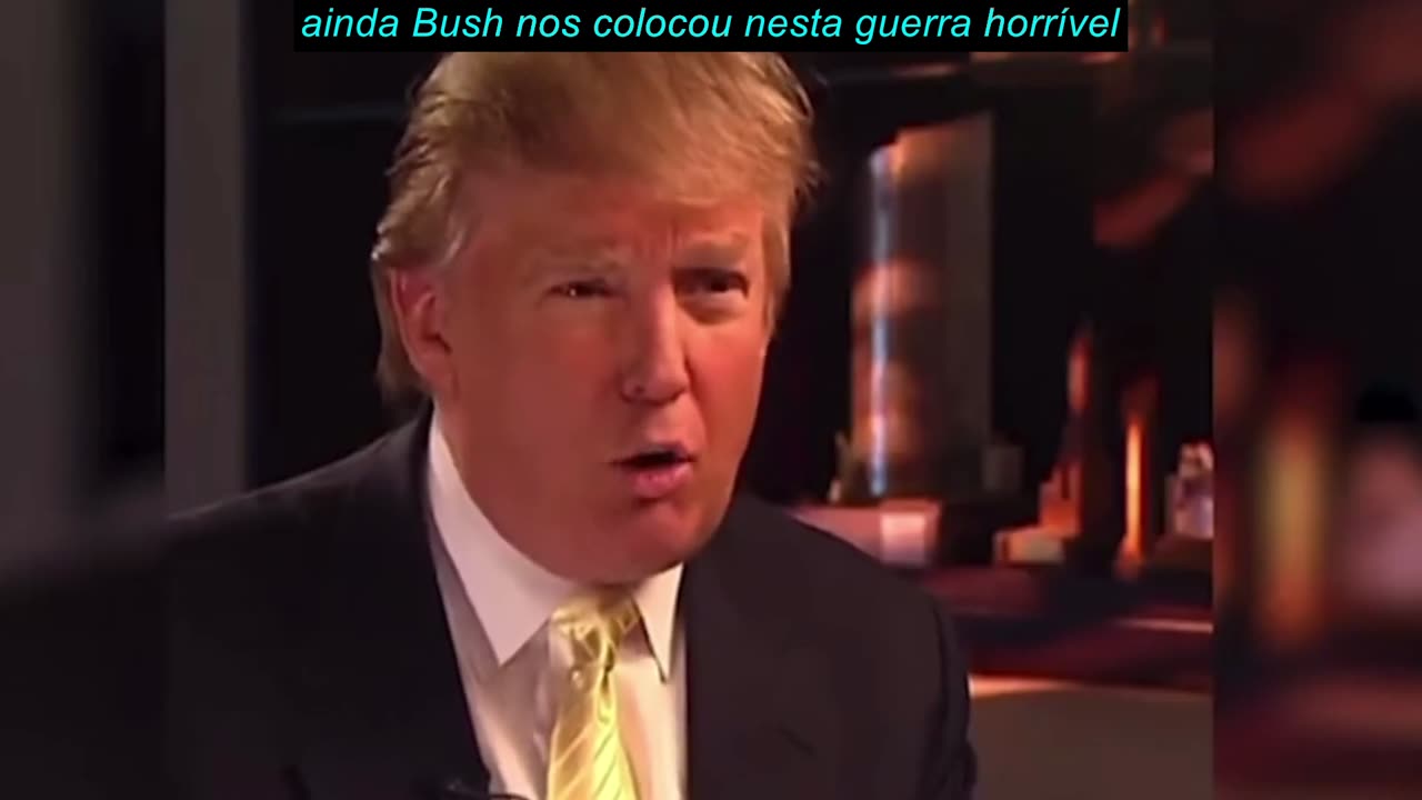 Donald Trump diz que Nancy Pelosi deveria ter impeachment de George W. Bush