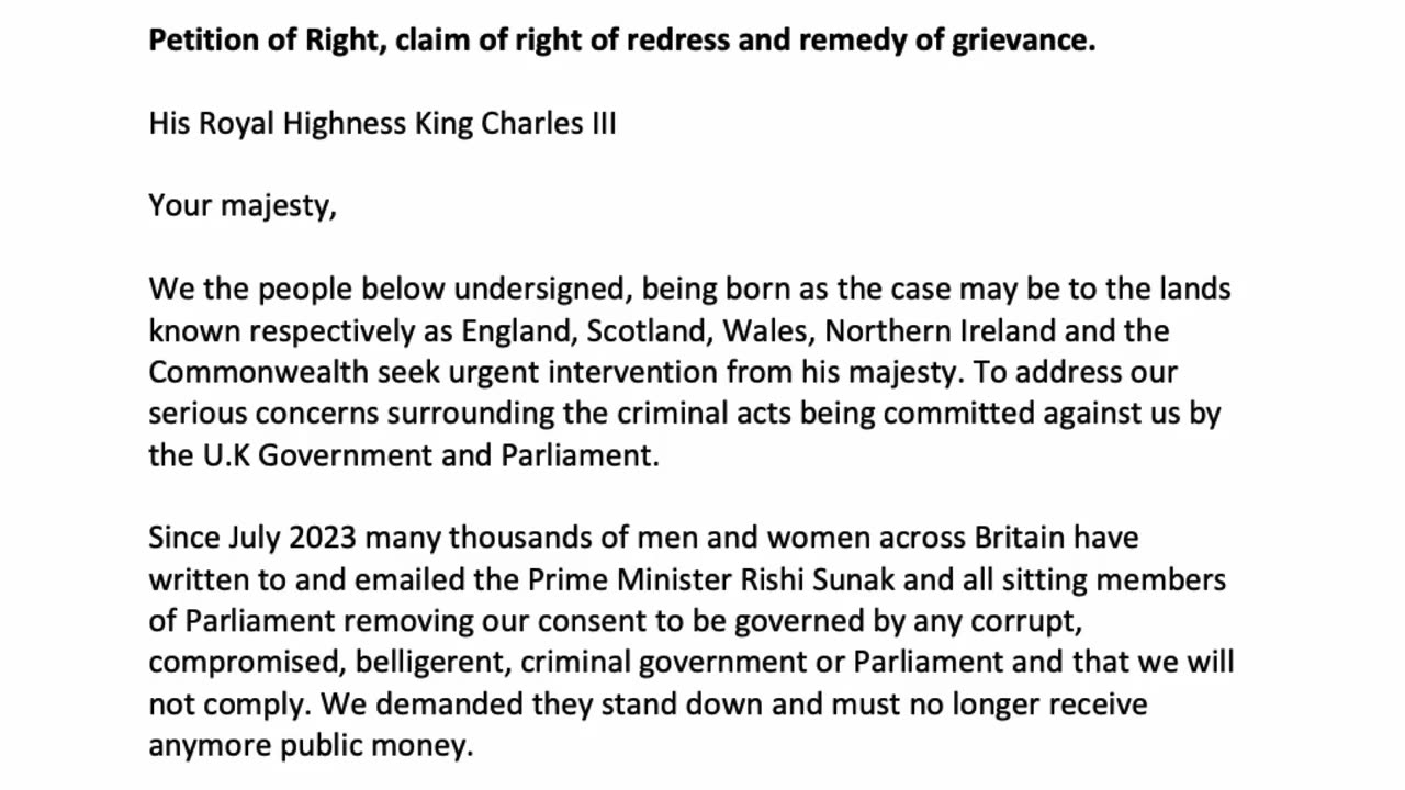 Mark Sexton's Very Important Open Letter To King Charles - UK Column News