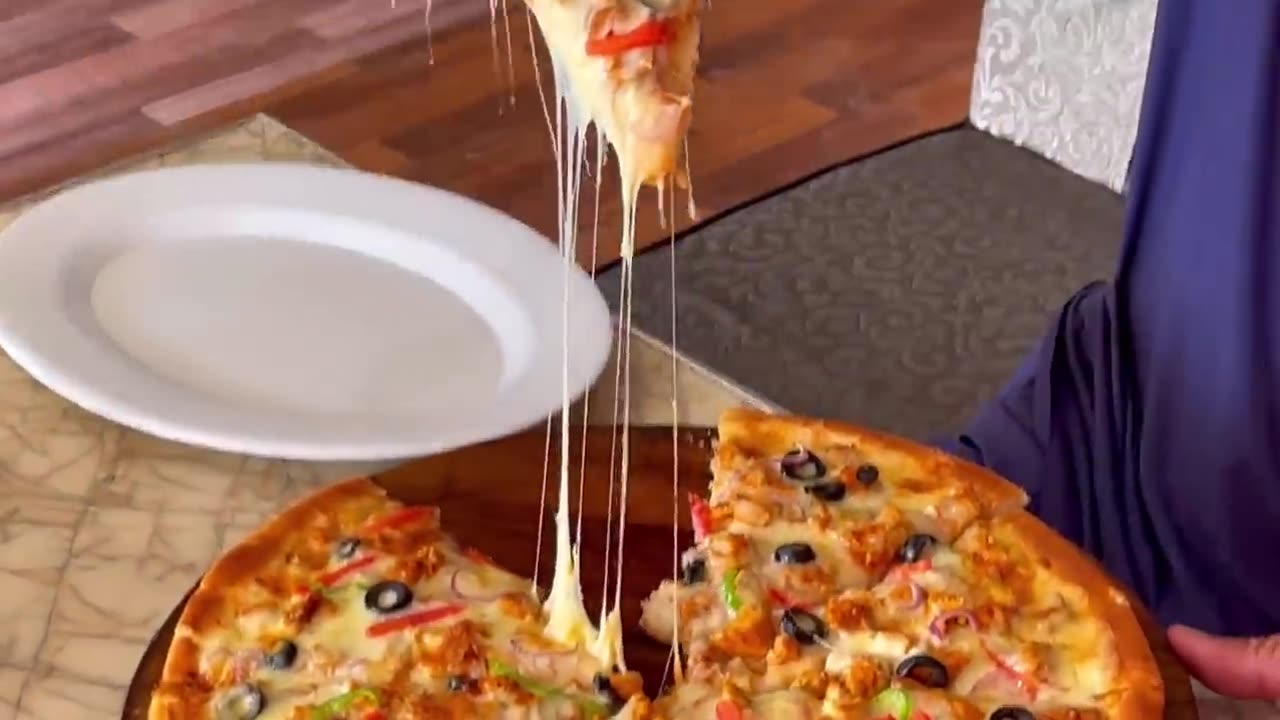 Chicken pizza 🍕 recipe