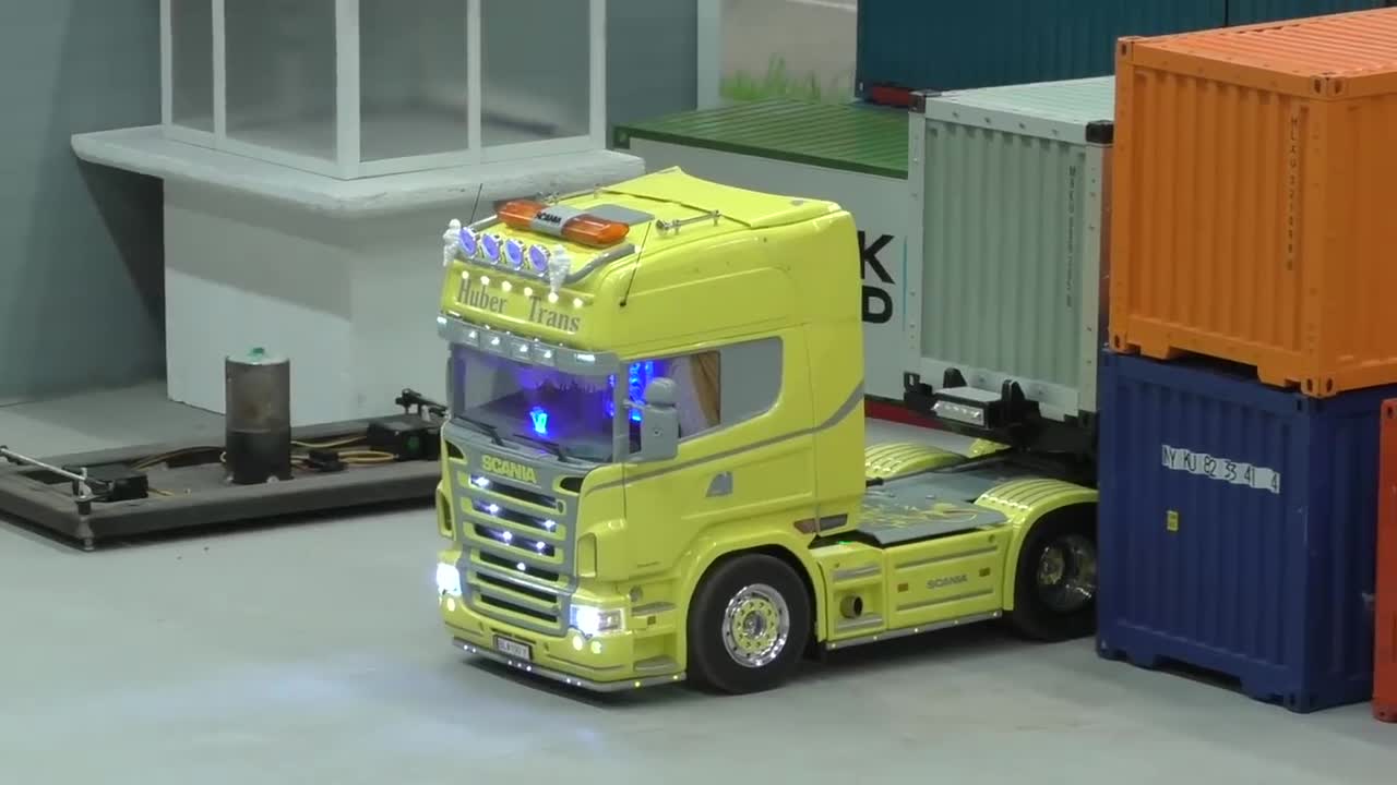 RC Scania on construction Special, Trucks, Excavator and Wheel Loader.