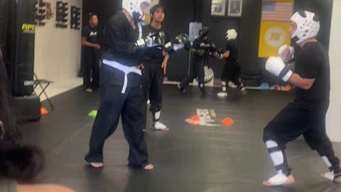 Round 3 of Kuk Sool Won sparring