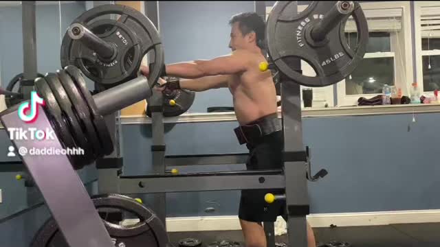 PR day Ohp bench press squat