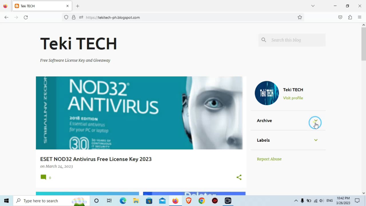 Eset Nod32 Antivirus License Key 2024