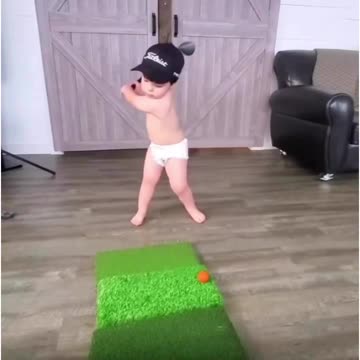Kid golfer