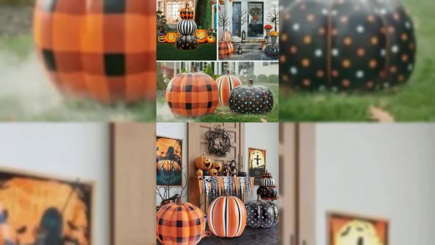 latest DIY funky and amazing Halloween pumpkin painting ideas