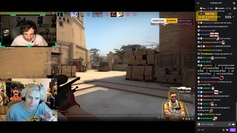 xQc reacts to KennyS going crazy on the Awp