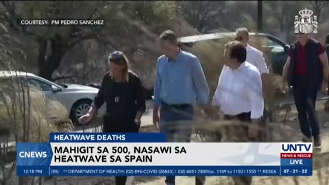 Mahigit 500 nasawi dahil sa nararanasang heatwave sa Spain