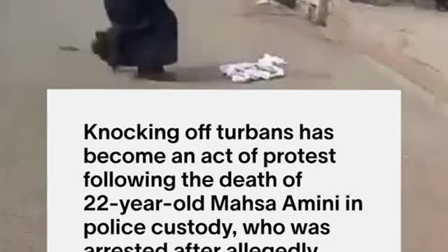 People in Iran AreKnocking Turbans OffClerics' Heads