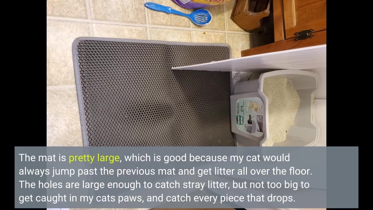 LeToo #Cat #Litter Mat Grey Trapping for #Litter-Overview