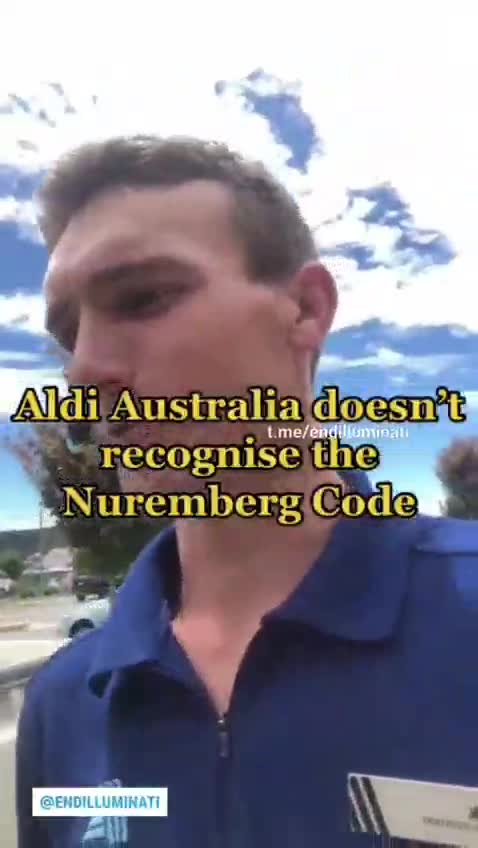 Aldi Australia Doesn't Recognise the Nuremberg Code