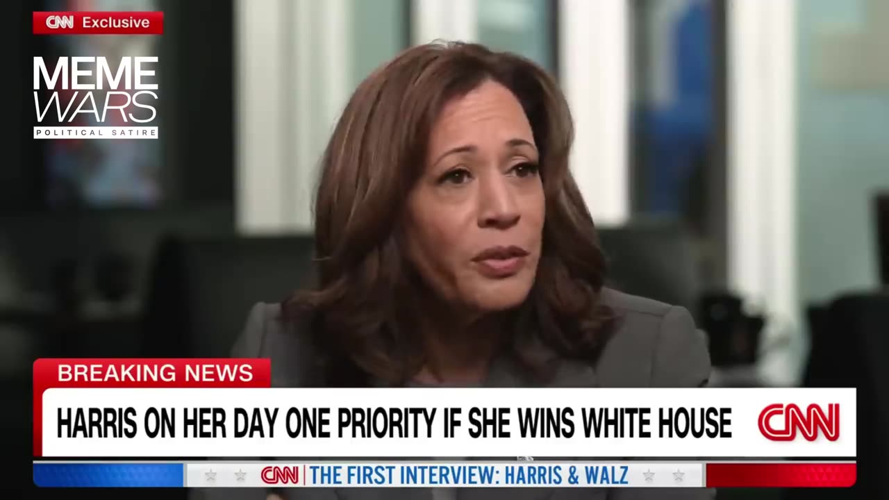 Kamala's CNN Interview - Bad Lip Reading (Parody)