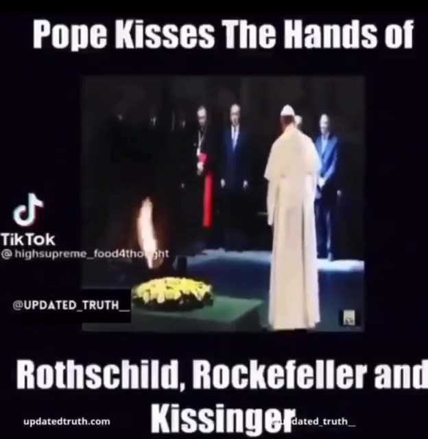Pope kisses the ring of...