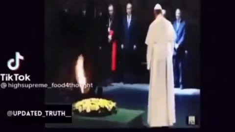 Pope kisses the ring of...