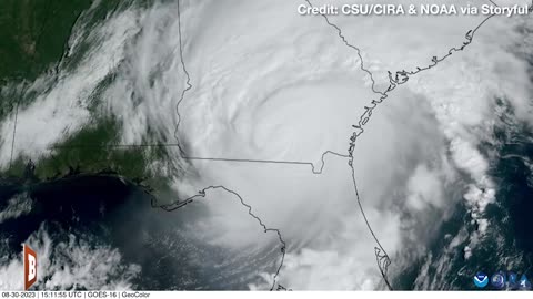 Satellite View Shows Fury of Idalia as Hurricane Hits Florida, Weakening Moving Towards Carolinas
