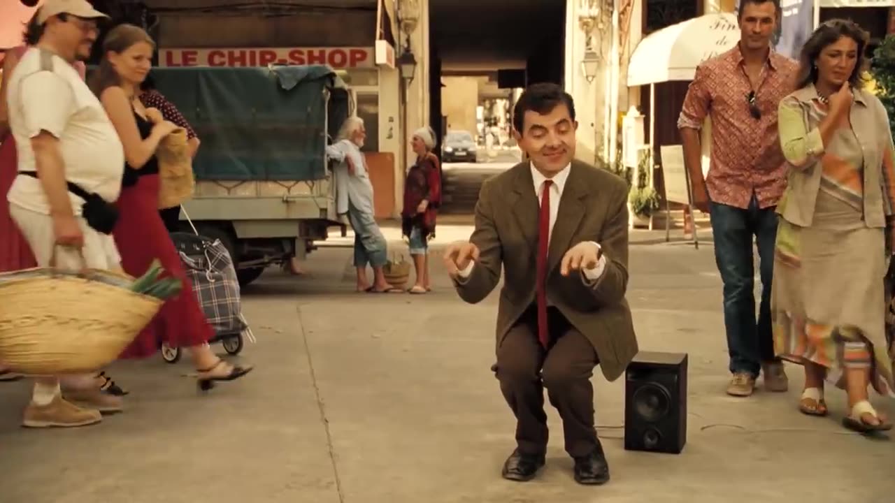 Mr. Bean street Performer.