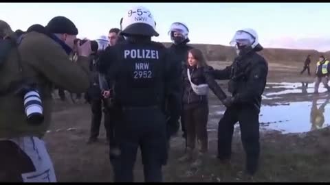 Climate - Greta Getting Arrested For The Cameras