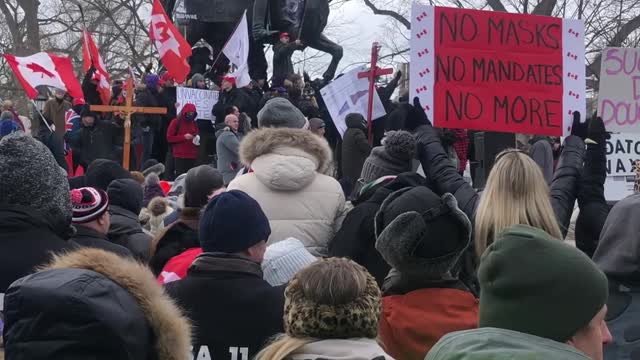 Toronto Freedom Rally Jan 22, 2022