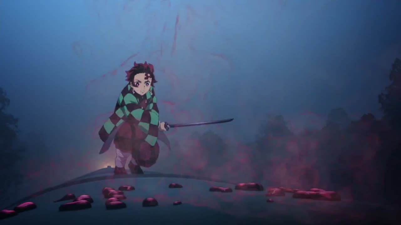 Tanjiro and Inosuke vs Enmu