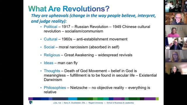 LDSL 728 - Period Two Presentation - Social Revolutions