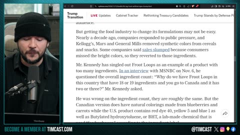 NYT ROASTED For CRINGE Fake Fact Check PROVING RFK JR RIGHT, Claim Hes WRONG About POISON In Food