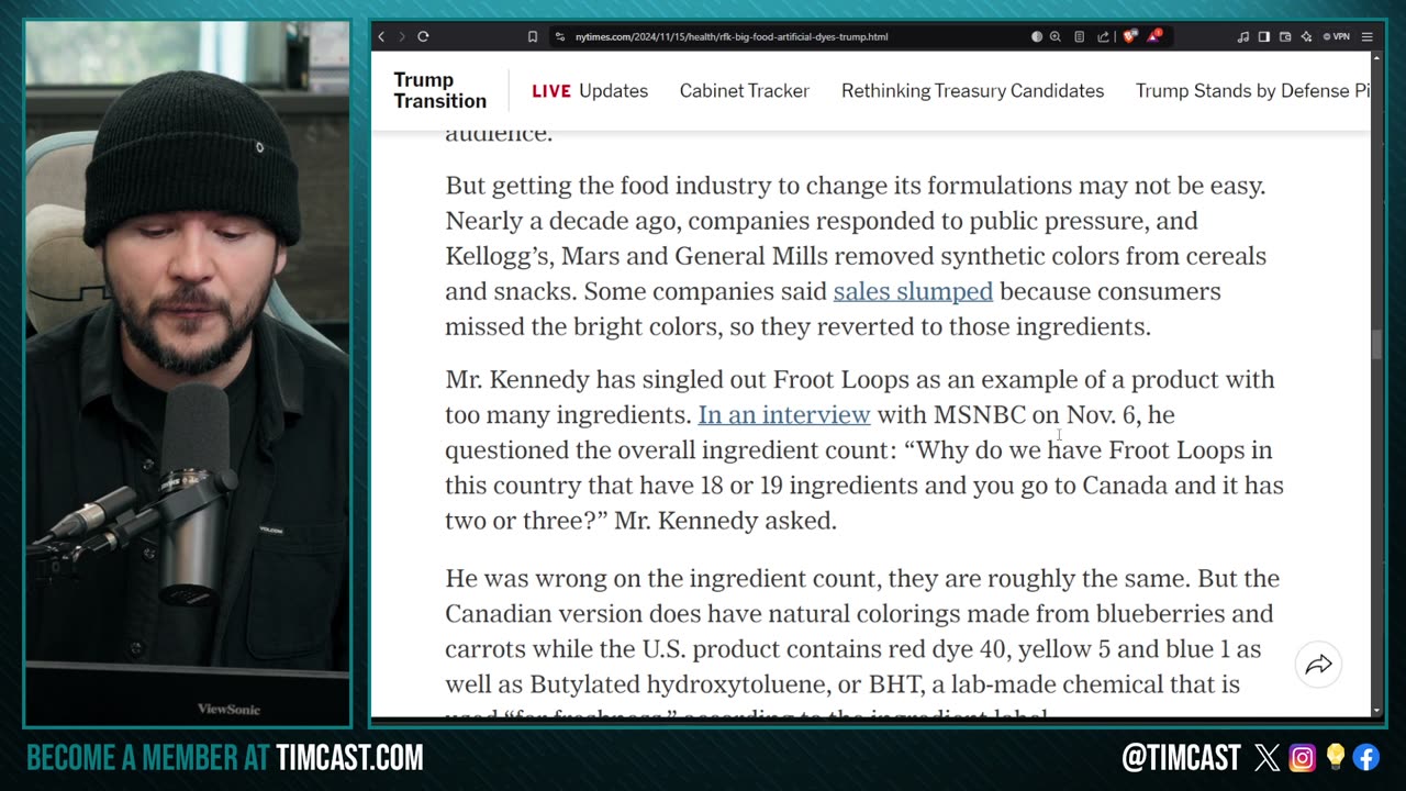 NYT ROASTED For CRINGE Fake Fact Check PROVING RFK JR RIGHT, Claim Hes WRONG About POISON In Food