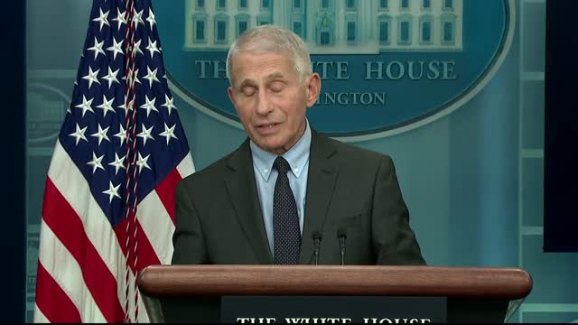 Dr. Fauci's farewell from the White House