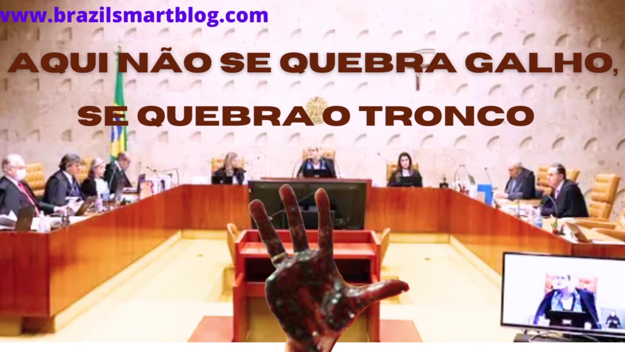 AQUI NÃO SE QUEBRA O GALHO, SE QUEBRA O TRONCO